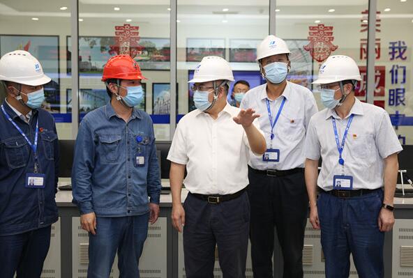 華電集團公司董事、總經理、黨組副書記葉向東到江蘇區(qū)域企業(yè)調研