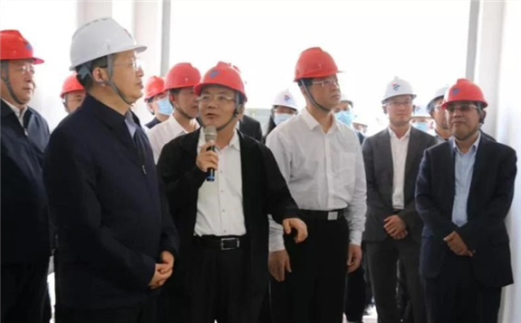 國家能源局局長章建華到晉江儲能電站調研