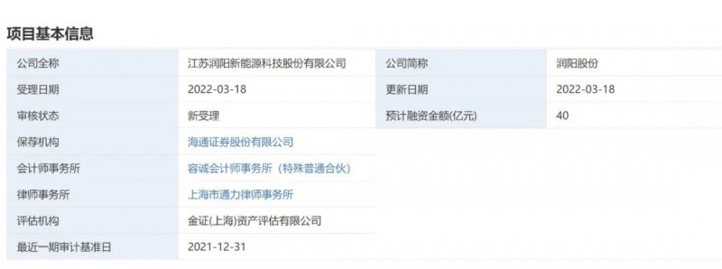 40億登錄科創(chuàng)板！潤(rùn)陽(yáng)股份擬募資投建5GW異質(zhì)結(jié)+5萬(wàn)噸多晶硅項(xiàng)目！