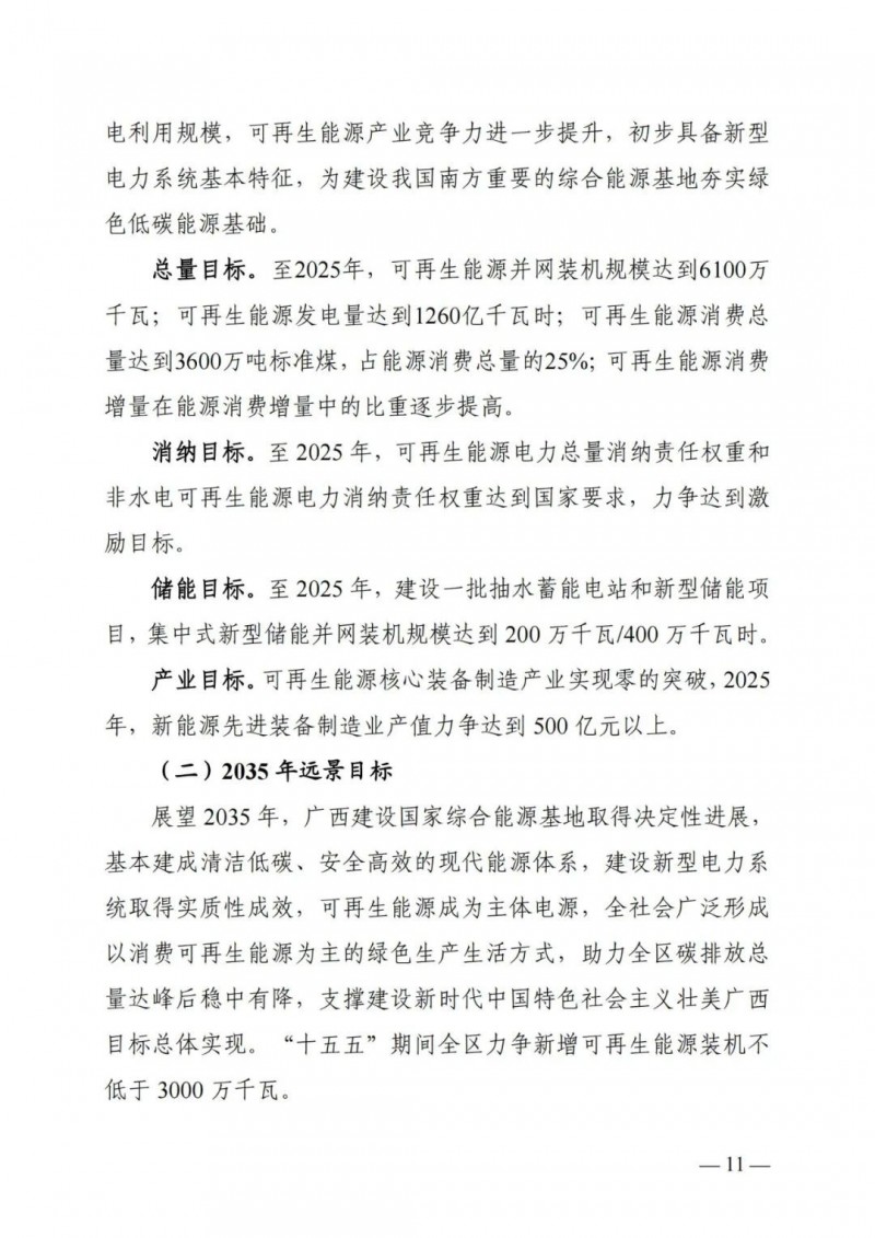 廣西“十四五”規(guī)劃：大力發(fā)展光伏發(fā)電，到2025年新增光伏裝機(jī)15GW！
