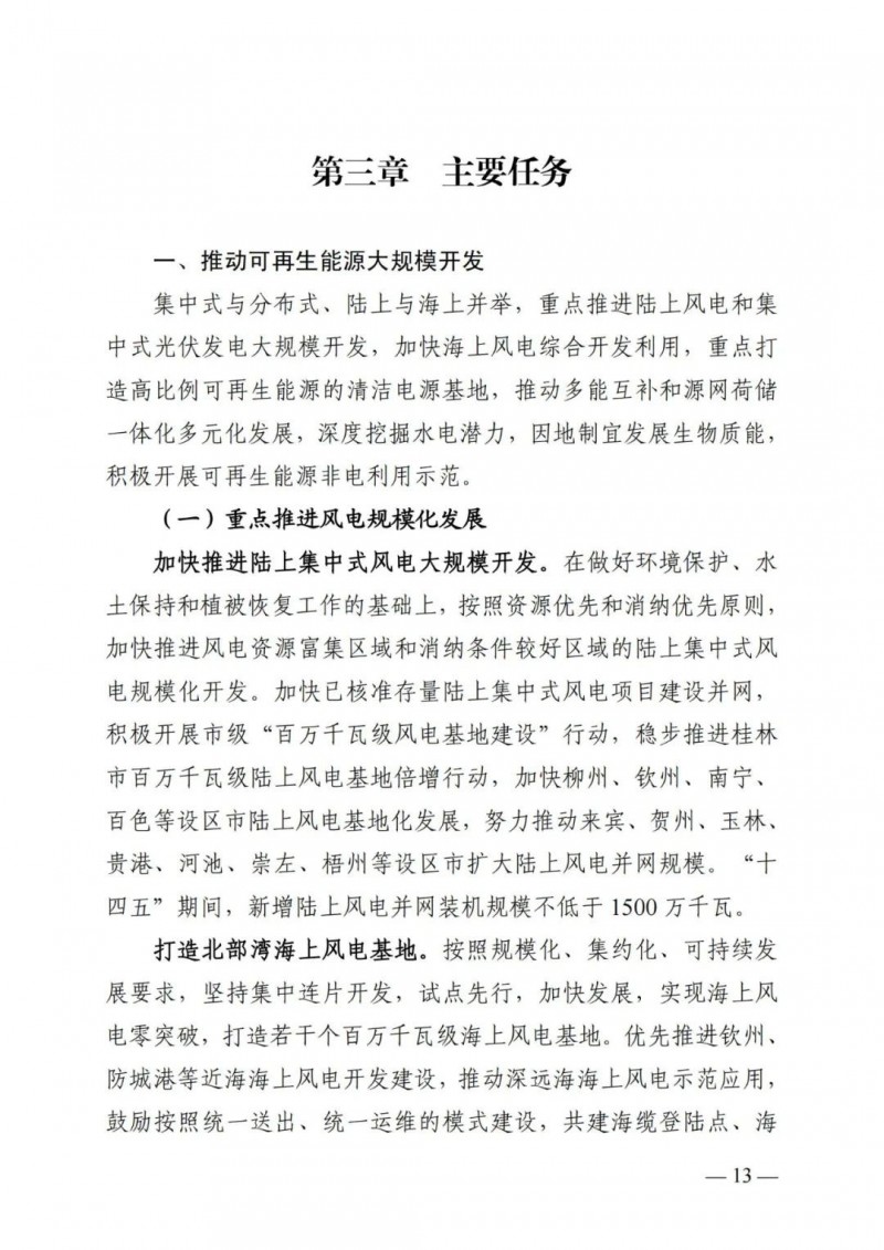 廣西“十四五”規(guī)劃：大力發(fā)展光伏發(fā)電，到2025年新增光伏裝機(jī)15GW！