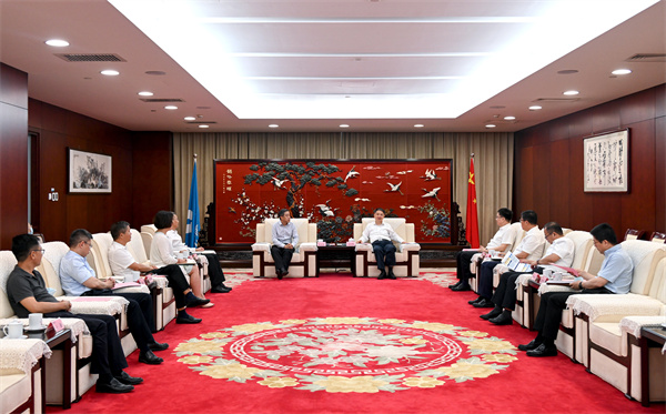 溫樞剛會(huì)見中國信達(dá)黨委書記、董事長張衛(wèi)東