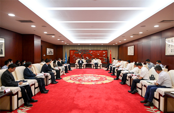 溫樞剛會(huì)見中國進(jìn)出口銀行黨委書記、董事長吳富林