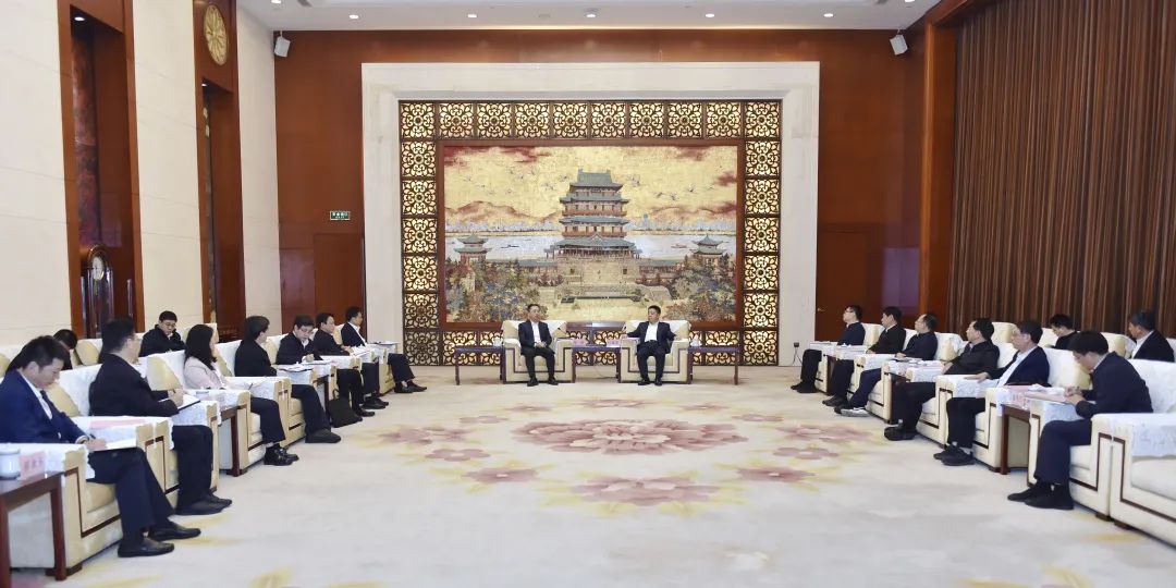 大唐集團(tuán)有限公司黨組書記、董事長鄒磊拜會江西省省長葉建春