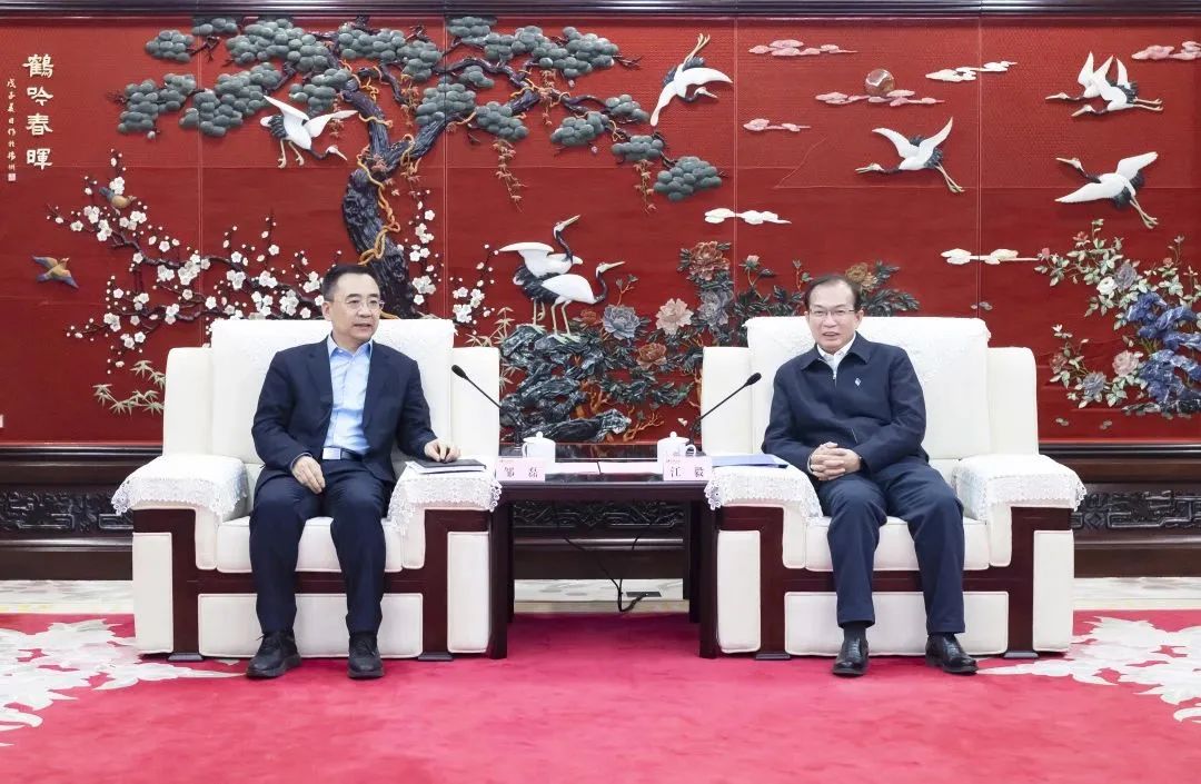 鄒磊、劉明勝拜訪中國(guó)華電董事長(zhǎng)江毅、總經(jīng)理葉向東