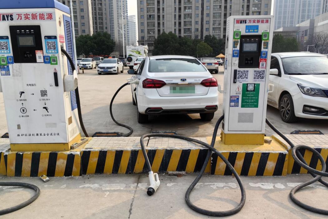 新能源車充電槍被扔積水中，對(duì)“城市家電”需多加愛護(hù)
