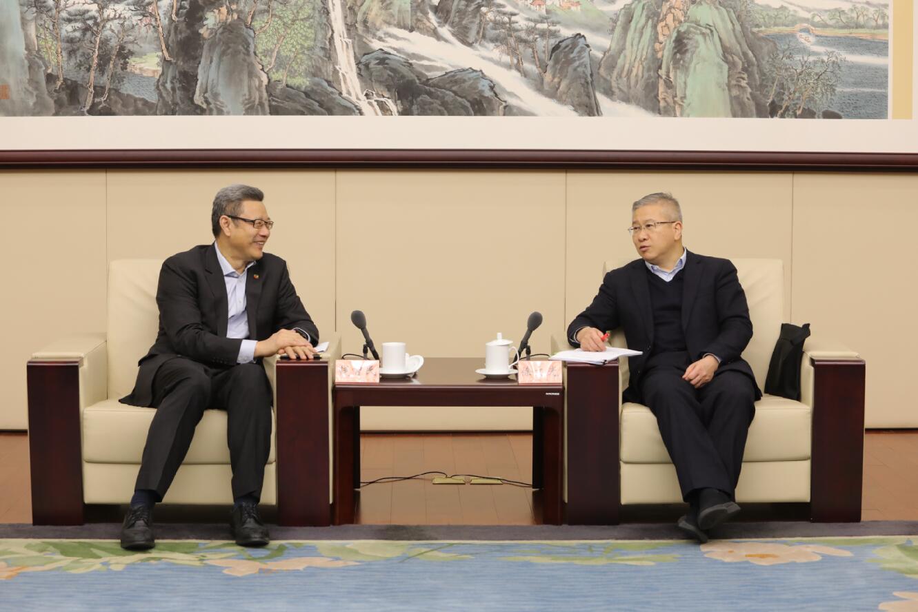 國(guó)家電投黨組書(shū)記、董事長(zhǎng)錢(qián)智民拜會(huì)浙江省委常委、常務(wù)副省長(zhǎng)徐文光