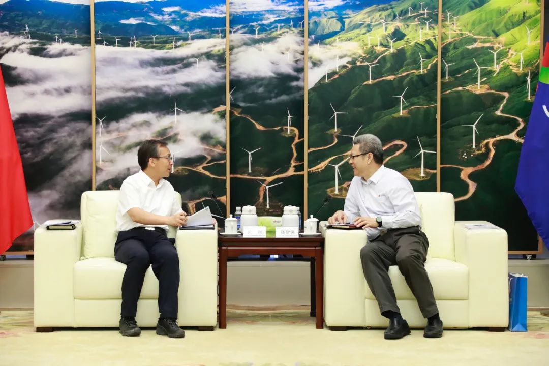 國家電投黨組書記、董事長錢智民會見河北省滄州市市長向輝