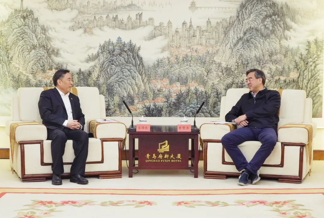 中國(guó)能建黨委書記、董事長(zhǎng)宋海良拜會(huì)山東省委常委、青島市委書記曾贊榮