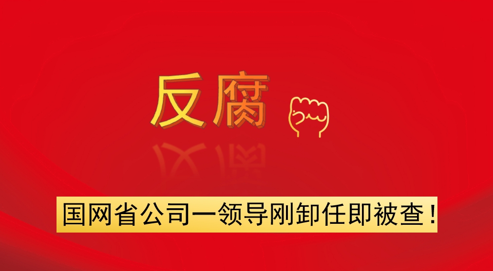 國網(wǎng)省公司一領(lǐng)導(dǎo)剛卸任即被查！